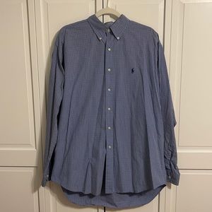 Ralph Lauren Blake Gingham Oxford Shirt Size Large